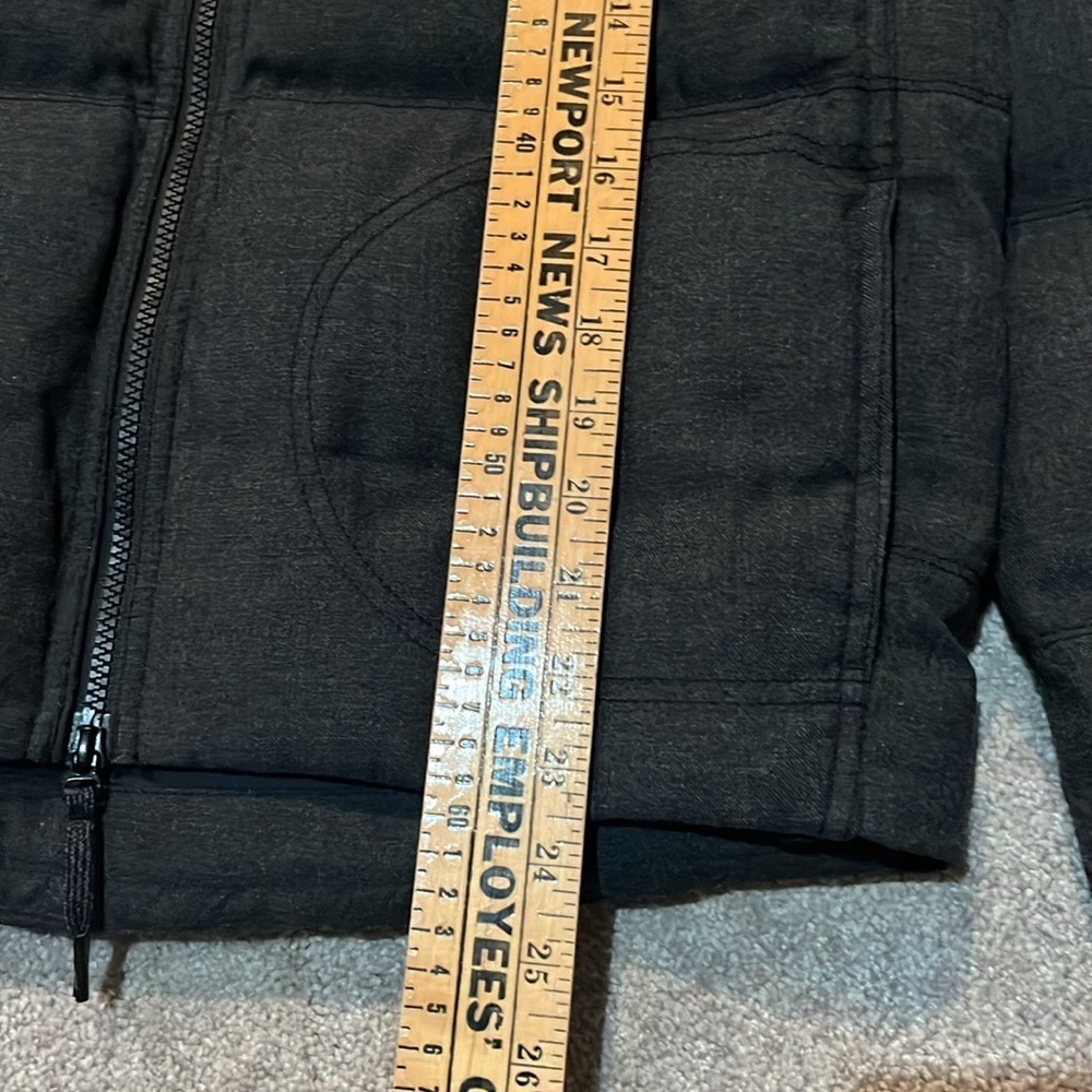 AllBirds Trino Women’s Puffer Coat Charcoal Size Small - Picture 10 of 13